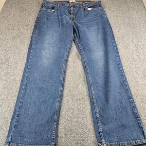 Denizen from Levi's 285 Relaxed Fit Blue Jeans Mens 40x32 Medium Wash Denim